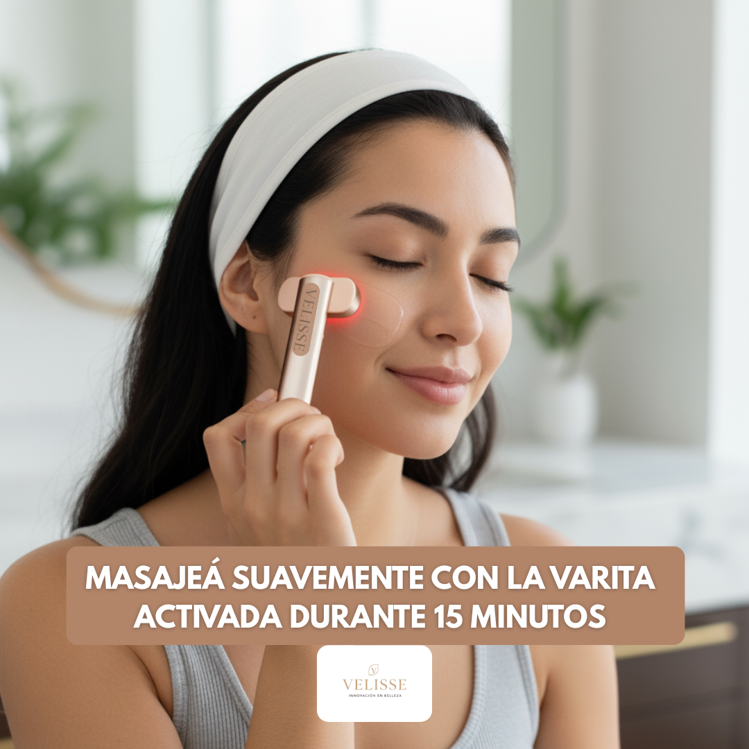 Paso 2: Deslizá suavemente la varita